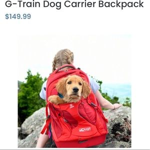 Kurgo G-train dog carrier/backpack